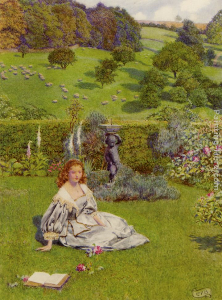 The Rose painting - Eleanor Fortescue-Brickdale The Rose art painting